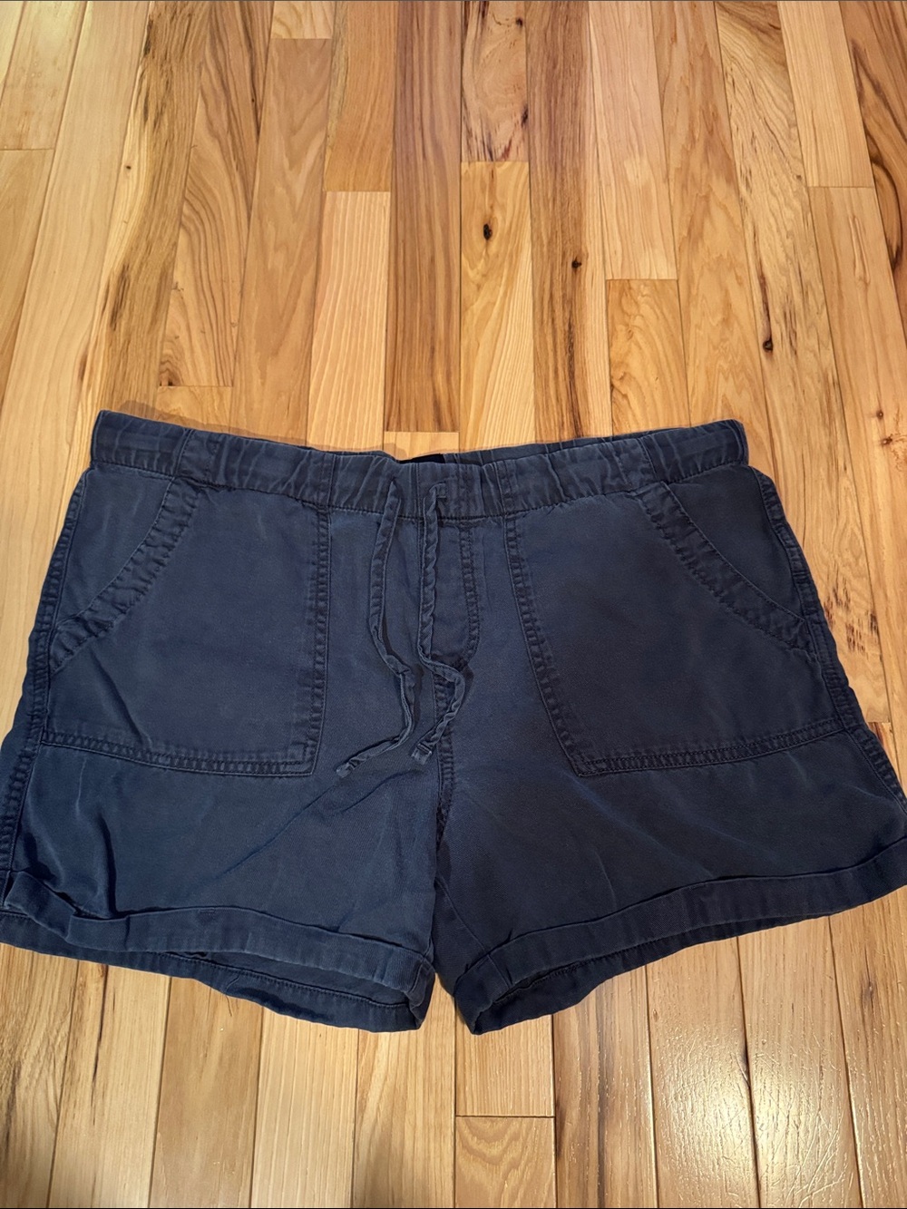 GAP Women's Navy Drawstring Casual Athletic Shorts